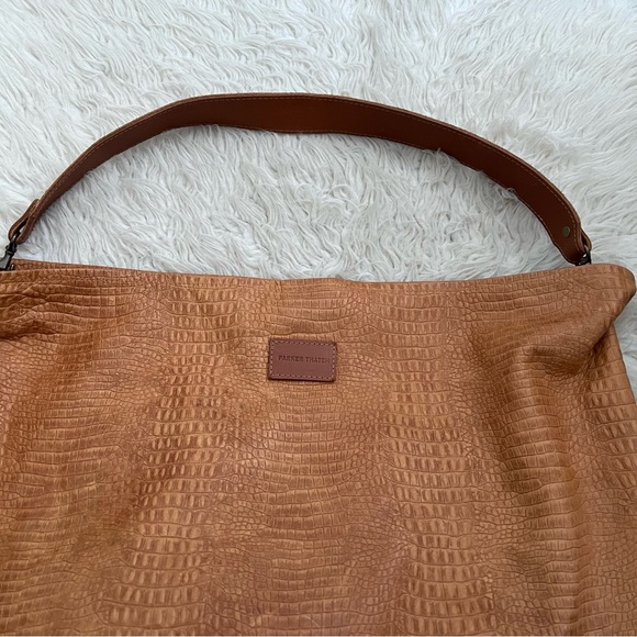 Parker Thatch XL Jane Slouch Bag  - Leather Tan Croco - Picture 4 of 14